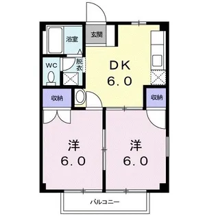 アーバンハイツ【1階】の間取り