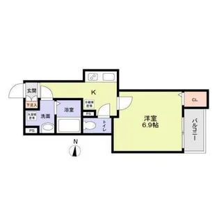 Mirage 武庫川【2階】の間取り
