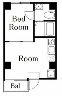 DECOR RESIDENCE田原町【4階】の間取り
