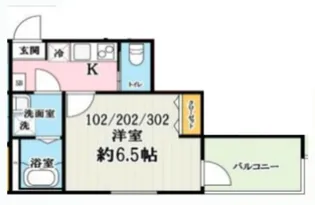 T3ハウス 新座【1階】の間取り