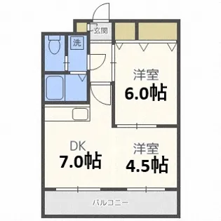 イメージ307【4階】の間取り