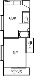コーポYOKOYAMA【2階】の間取り