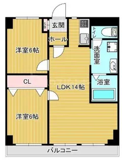 キャピタルステーション【4階】の間取り