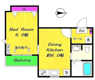 アムールセイカ【1階】の間取り