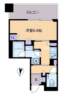 アトラス笹塚駅前【5階】の間取り
