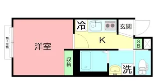 ウイスティーナ【1階】の間取り