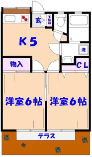 ハイツときわ【1階】の間取り