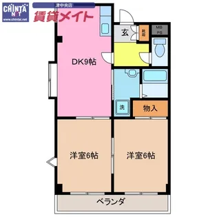 サニー藤水【1階】の間取り