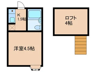 カーサフェリシタ【1階】の間取り