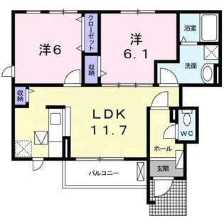 ドリーム シアター【1階】の間取り