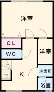 サンマリノ草野A【2階】の間取り