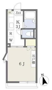 レーベン大和【2階】の間取り