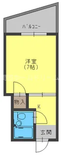 ハイツ月出【2階】の間取り