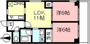 ラークヒルズ【3階】の間取り