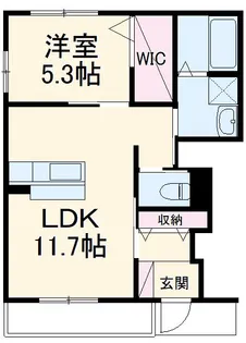 ベルージュ【1階】の間取り