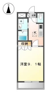 ウォーカーヒル(WALKER HILL)【1階】の間取り