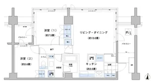ガーデニエール砧レジデンス【7階】の間取り