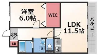 ピア・シャンポール【7階】の間取り