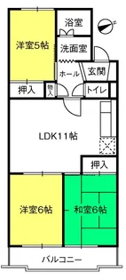 パークプラザ東大宮【2階】の間取り