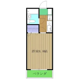 サンアベニューリヴァトン【1階】の間取り