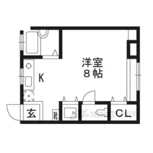 東山ハイツ【2階】の間取り