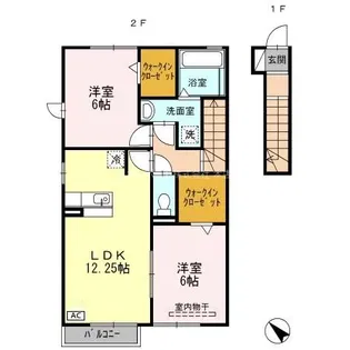 セプテンベール【2階】の間取り
