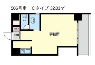 高田馬場ヒルサイドパレス【5階】の間取り