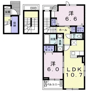 ゴールデンステージ松阪B【3階】の間取り