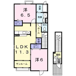 クンパーンIIの間取り