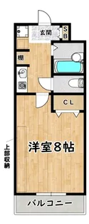 サンライズ佃【3階】の間取り