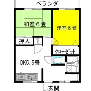 壱番館・飛龍【1階】の間取り