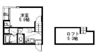 プリマヴェーラ博多【2階】の間取り