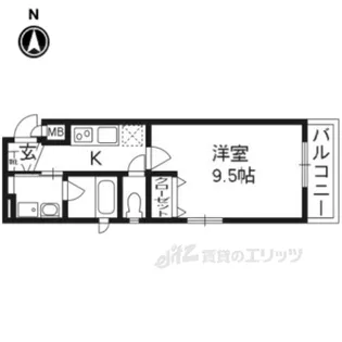 ベラジオ京都東山2【1階】の間取り