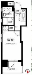 スカイコート門前仲町【2階】の間取り