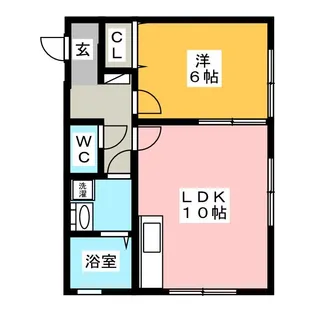 グラン ロジュマン【1階】の間取り