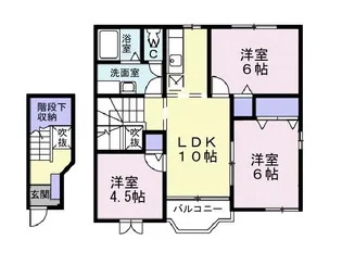 リーヴ・メゾンIV【2階】の間取り