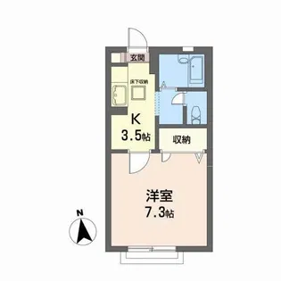 S・K・CortII【1階】の間取り
