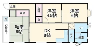 つるたビル【3階】の間取り