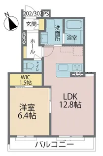 グランドプラム【2階】の間取り