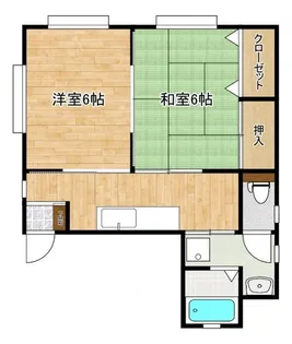 ハイム畠山【4階】の間取り