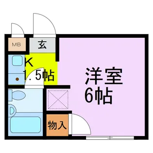 ヴィラージュ羽生【3階】の間取り