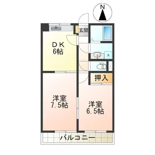 EASTPARK桜田【1階】の間取り