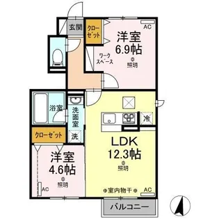 マルコ【1階】の間取り