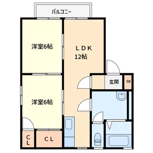 Prunyi heights A【2階】の間取り