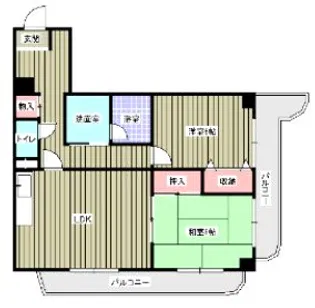 ベェルヴェデーレ【4階】の間取り