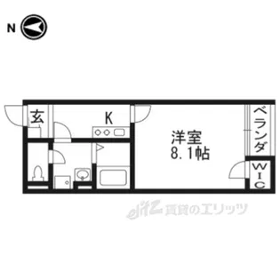 レオネクストクールドイリス【2階】の間取り
