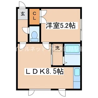 スタンチャリヴィエラII【1階】の間取り