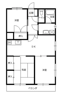 NNマンション【1階】の間取り