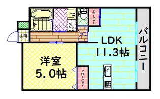 エトワール【3階】の間取り