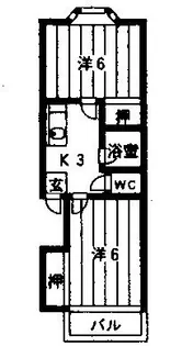 宮城県仙台市太白区長町2【アパート】の間取り